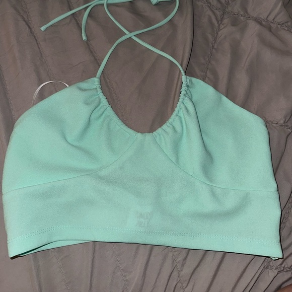 NWT Princess Polly Andre Top Green - Picture 3 of 5